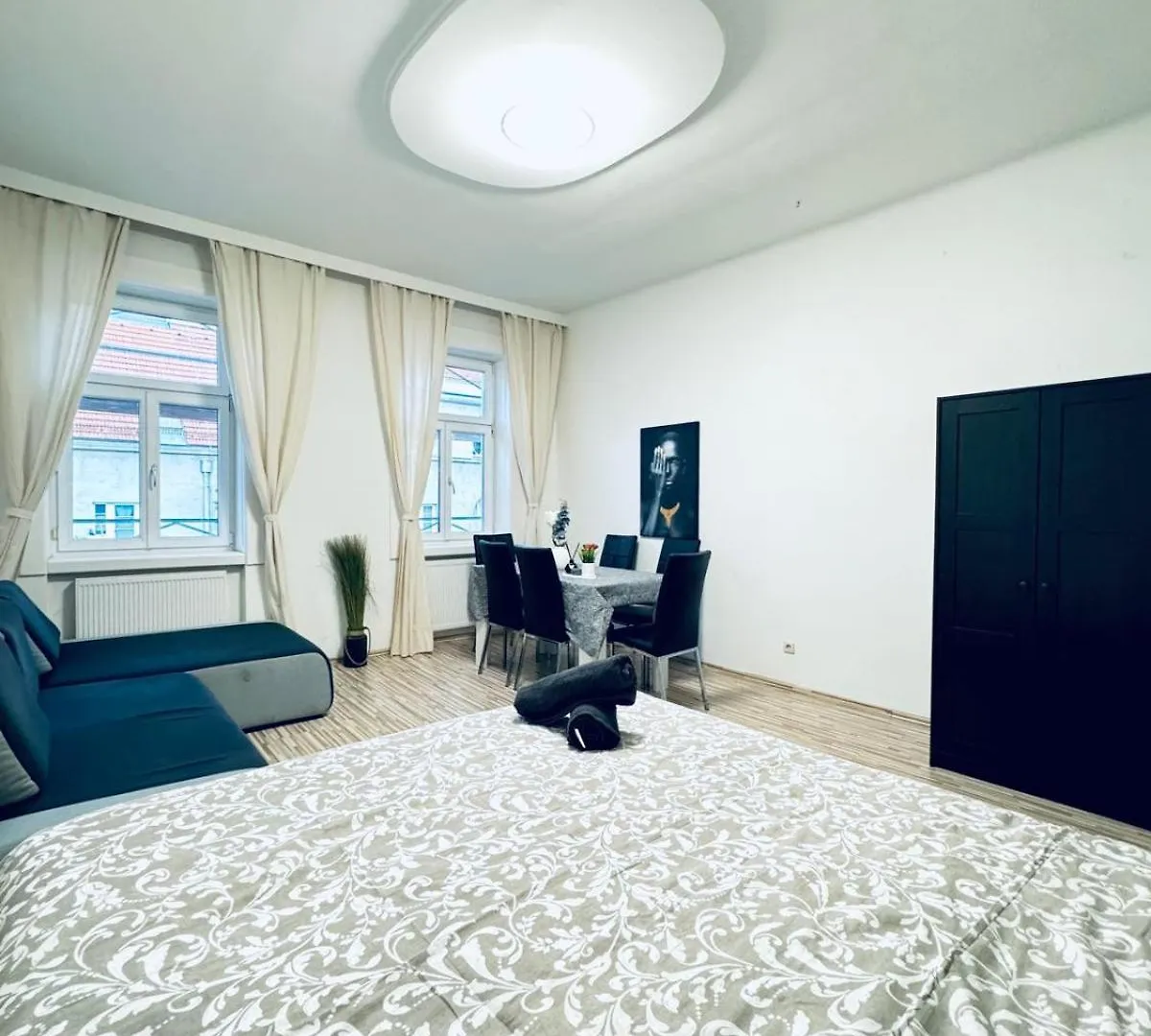 아파트 Affordable 2Br Apartment, Close To Danube River 비엔나 오스트리아